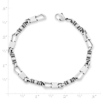 Fishers of Men Bracelet in Sterling Silver, 14K Yellow Gold, Stainless Steel, or Stainless Steel and 14K Yellow Gold - Image 4