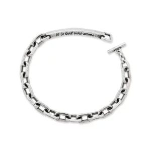 Armed with Strength Bracelet in Sterling Silver
