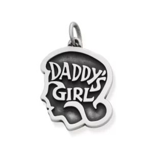 "Daddy's Girl" Charm in Sterling Silver