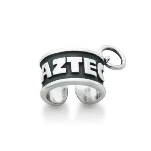 Aztec Tribal Charm in Sterling Silver