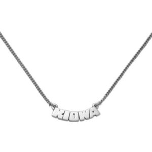 Kiowa Necklace in Sterling Silver