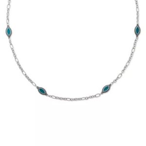 Enamel Cordoba Necklace in Sterling Silver