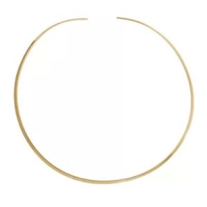 Collet Neck Collar in 14K Yellow Gold