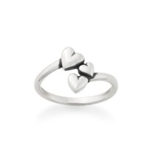Gathered Hearts Ring in Sterling Silver
